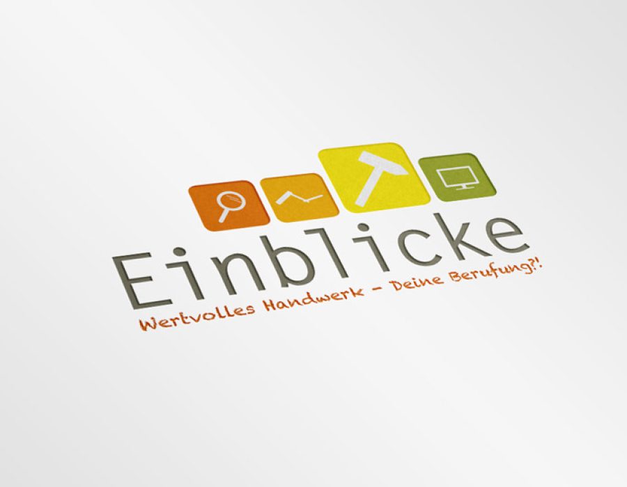 Gestaltung Logo „Einblicke“